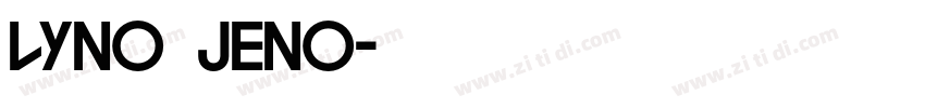 lyno jeno字体转换